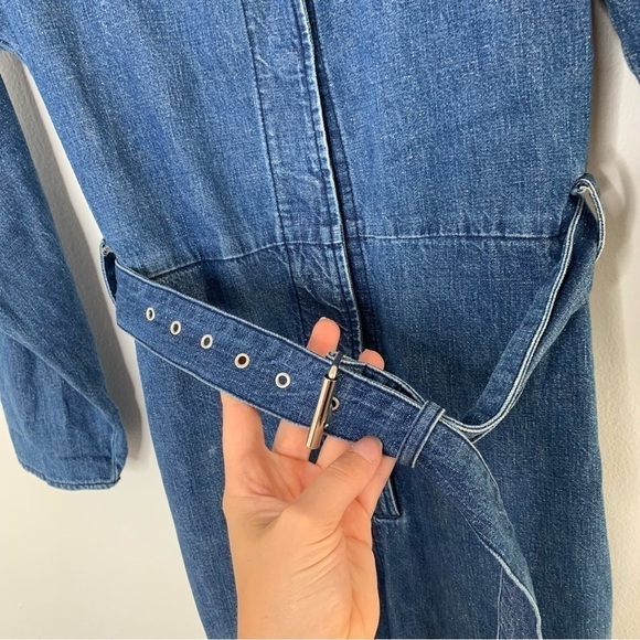 Rachel Comey glitch Klein long sleeve denim jumpsuit 2 - Picture 4 of 12